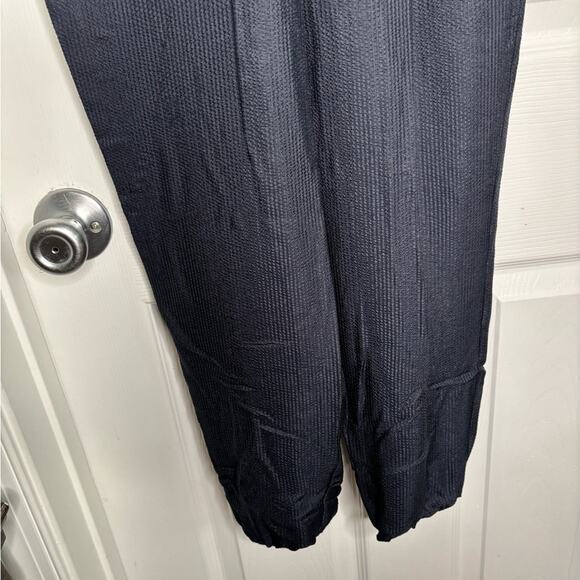 Jay Godfrey Navy Blue Pull On Jogger Pants With Pockets Size 2 - Picture 3 of 6